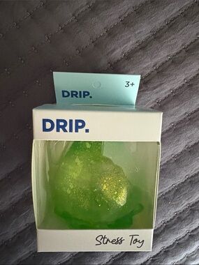 Green Glitter Squishy Stress Toy - Kids Sensory Fidget